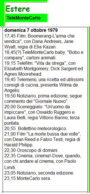TeleMonteCarlo 1978 1979